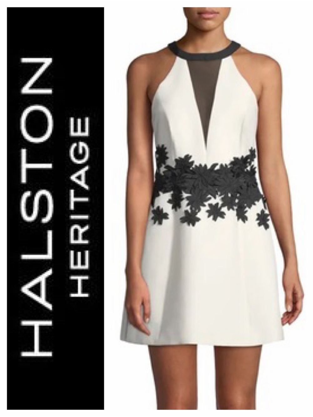 Halston Heritage Sleeveless Mini Dress size 2 (fits 4)